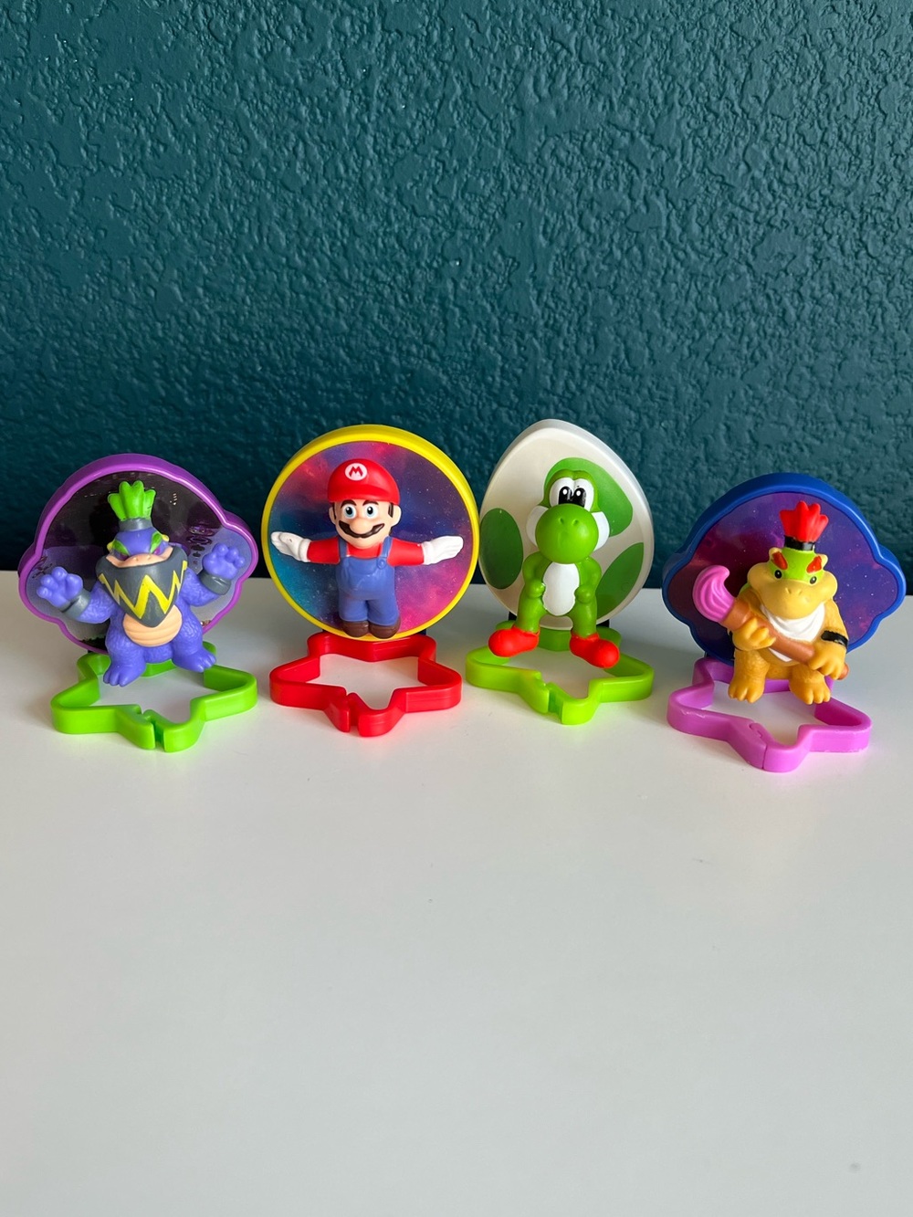 McDonald’s Happy Meal Super Mario Galaxy Toys Bowser Jr Yoshi Mario Nintendo